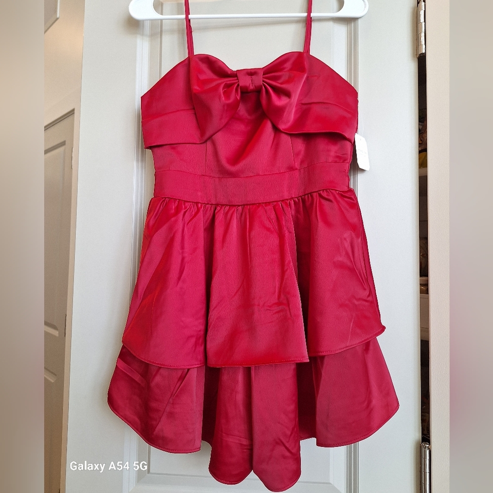 Chic Red Bow Romper-Altar'd State
